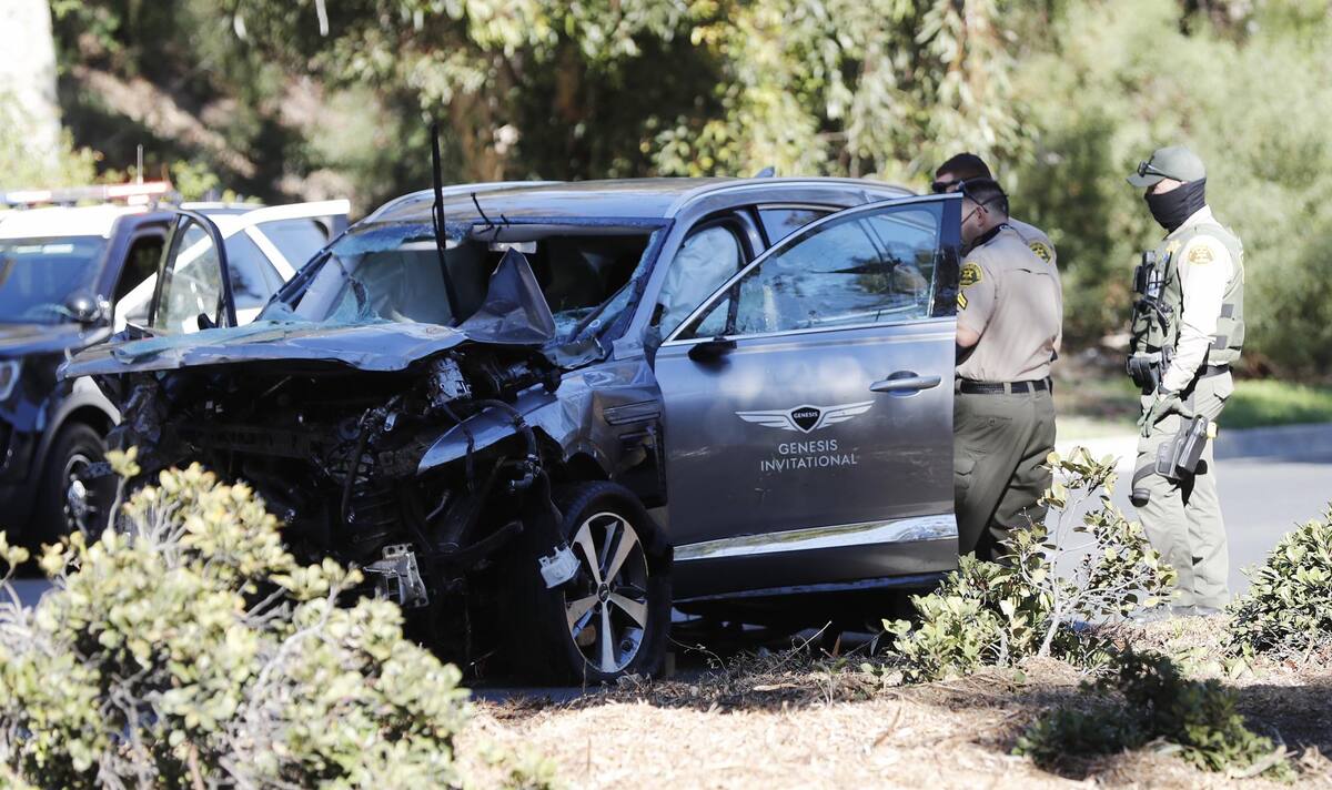 Tiger Woods, estable pero con heridas graves en las piernas tras el accidente
