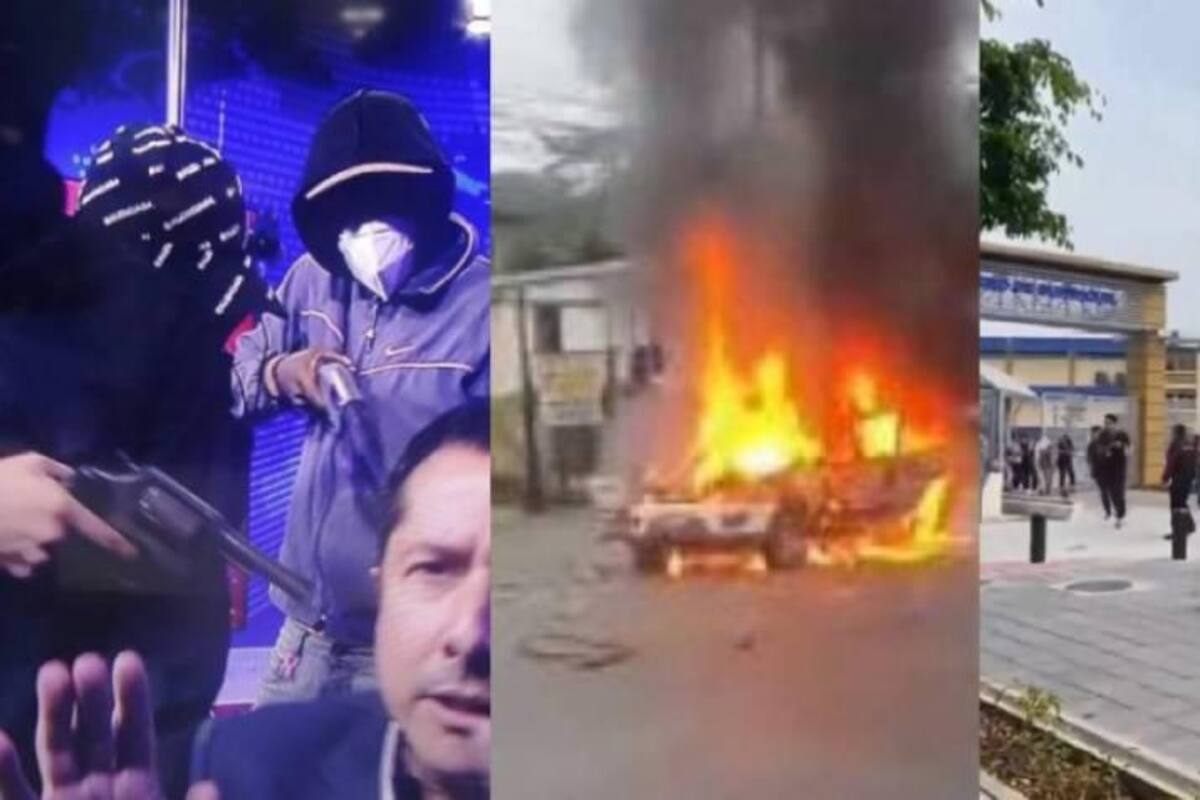 Ola de violencia en Ecuador. Montaje VANGUARDIA