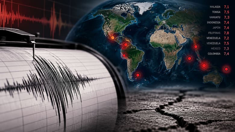 Diez terremotos de magnitud 7 o más en 2026: ¿Es normal que estén ocurriendo tantos?