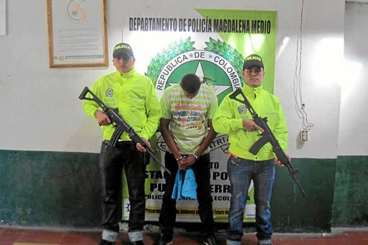 Alias ‘Victor’ fue capturado en el barrio Gran Colombia, de Cúcuta, Norte de Santander, por la Policía de la región del Magdalena Medio. (Foto: Suministrada/ VANGUARDIA LIBERAL)