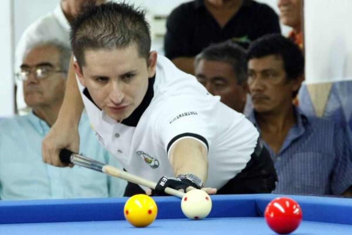 Alexander Salazar, billarista de la Liga Santandereana y bicampeón panamericano de tres bandas, hará parte de la Semana por el Billar de Santander. (Foto: Archivo / VANGUARDIA LIBERAL)
