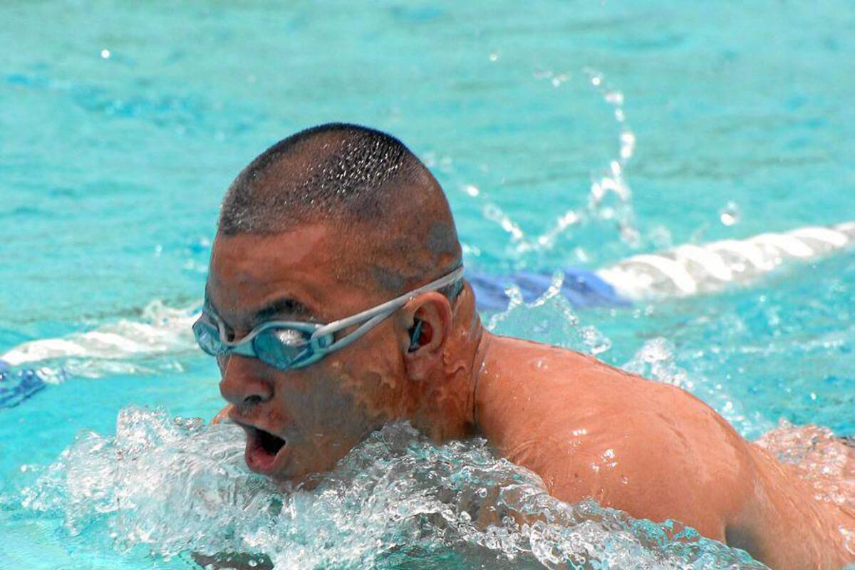 El santandereano Moisés Fuentes García impuso nueva marca del mundo en los 50 metros pecho, durante el Open Internacional de Natación Paralímpica disputado en Berlín, Alemania. (Foto: Archivo / VANGUARDIA LIBERAL )