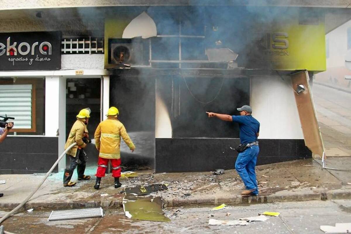 Mujer sufrió quemaduras por explosión de un cilindro (Foto: Suministrada /VANGUARDIA LIBERAL)