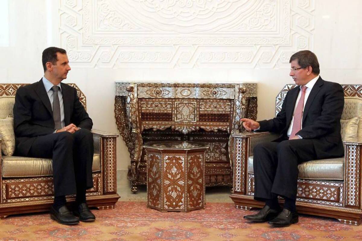El canciller turco fue recibido por el Presidente sirio a quien debía entregarle un mensaje de Ankara pidiendo el cese de la represión. (Foto: AFP / VANGUARDIA LIBERAL)