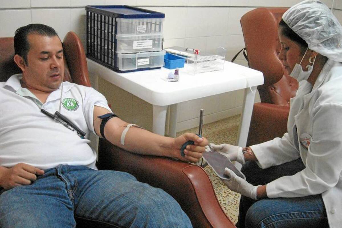 El Banco Metropolitano de Sangre, realizará este fin de semana en Piedecuesta una jornada para todos aquellos interesados en donar sangre para que asistan al parque central (Foto: Archivo/ VANGUARDIA LIBERAL )