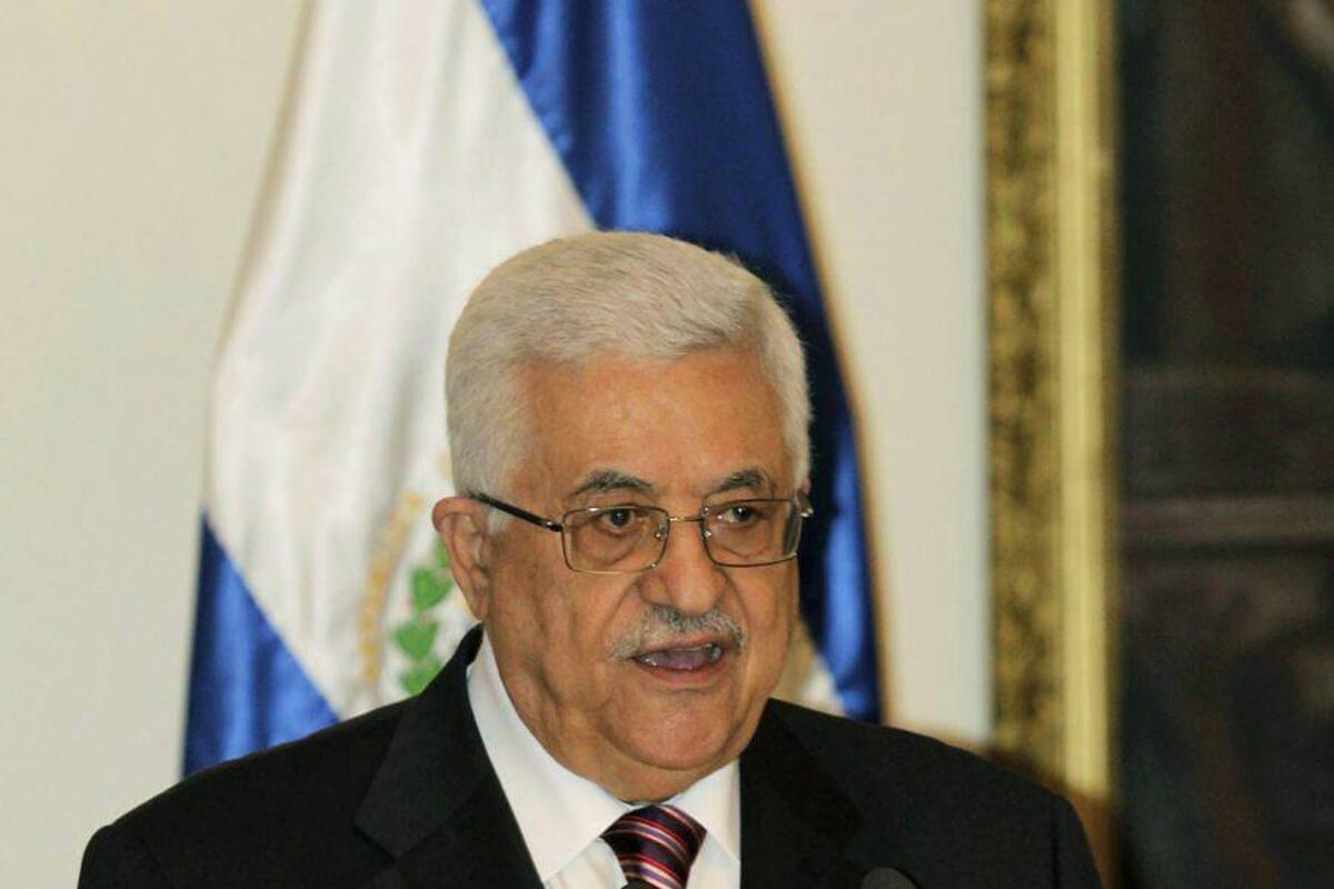 La autoridad palestina llegó a la base aérea militar de Catam. (Foto: Afp/VANGUARDIA LIBERAL)