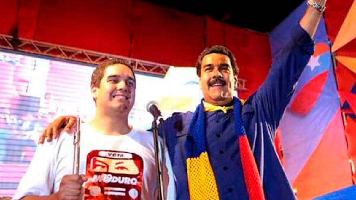 Nicolás Maduro Guerra, apodado “Nicolasito”, de 30 años, es el único hijo del presidente venezolano. (Foto: Internet / VANGUARDIA)