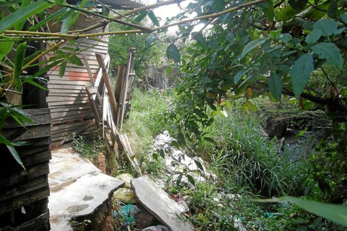 Habitantes del barrio Nueva Esperanza piden ser reubicados (Foto: Karen Johana Mantilla Mantilla/VANGUARDIA LIBERAL )