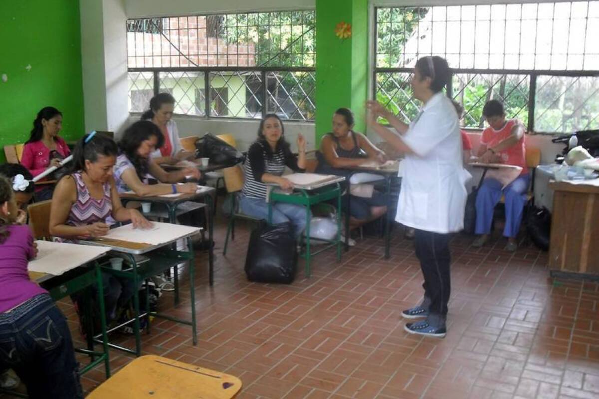 Los asistentes a estas charlas son personas que residen en la vereda La Hormiga de esta localidad. (Foto: Suministrada/VANGUARDIA LIBERAL)