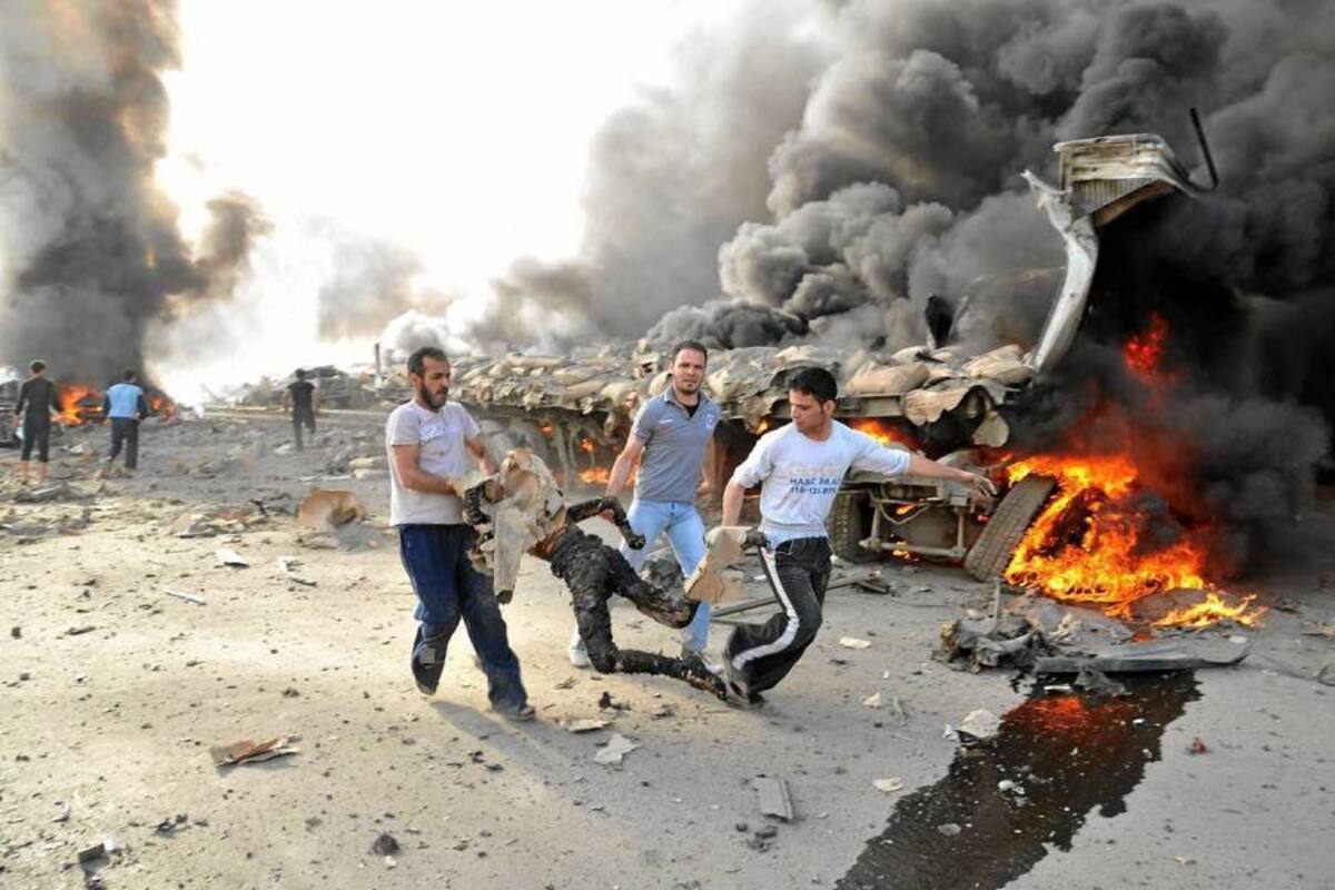 Atentado más sangriento del conflicto sirio dejó 55 muertos (Foto: AFP/VANGUARDIA LIBERAL)