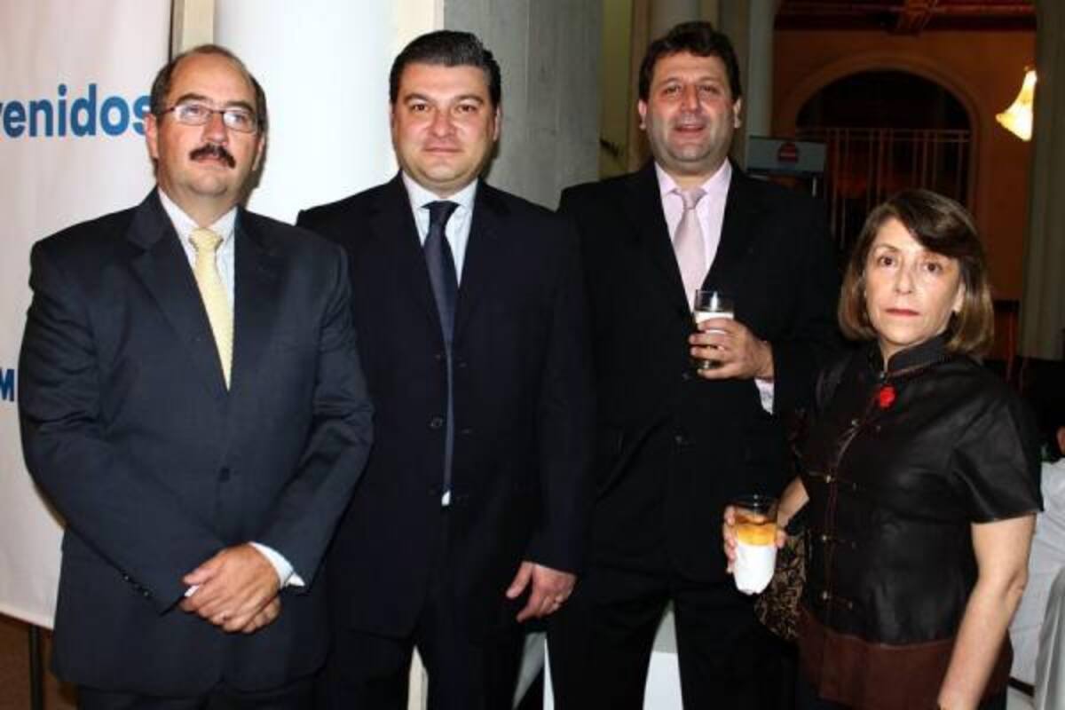 Felipe Venegas, Doménico Soave, Luis Prieto y Martha Córdoba.