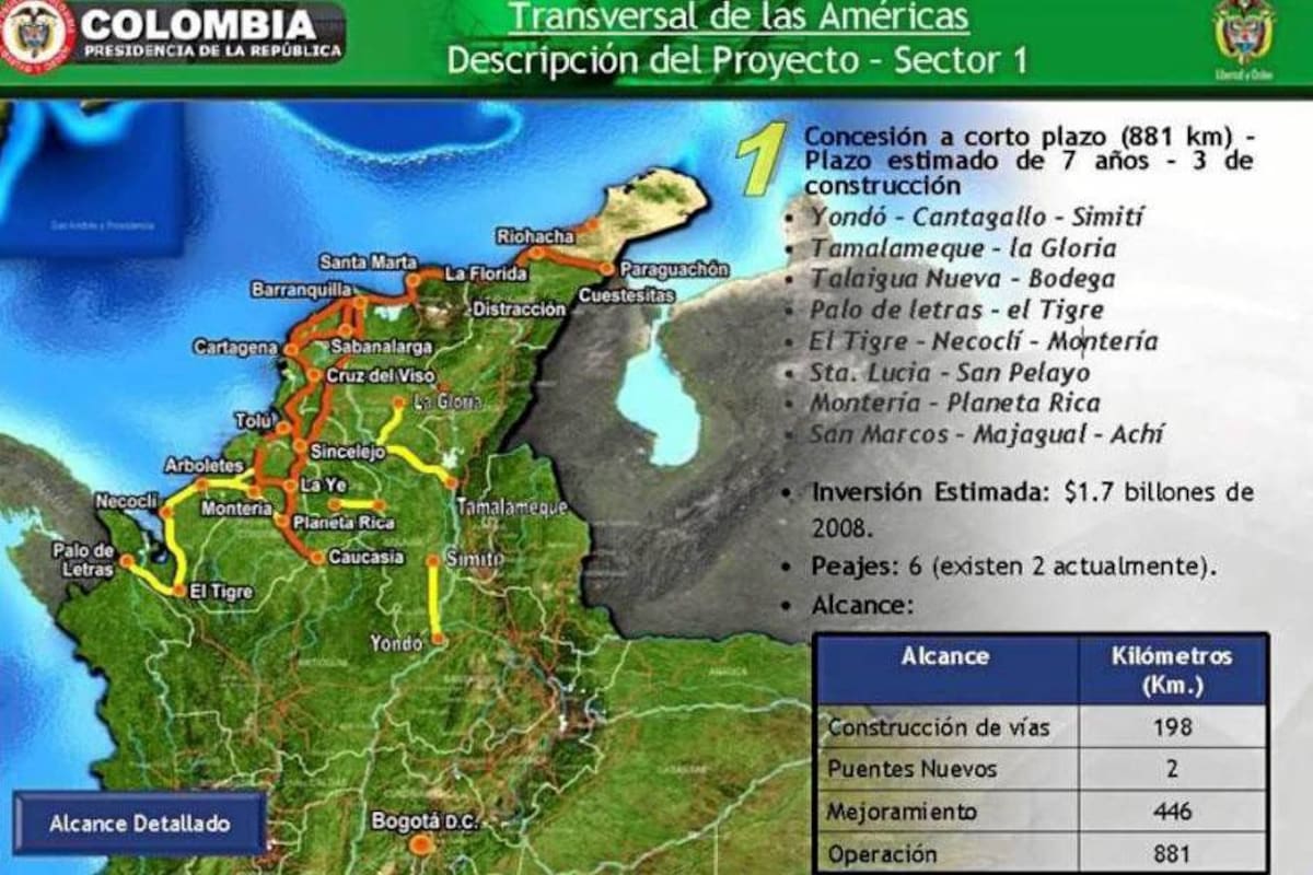 Ya se están adelantando los estudios y diseños del sector 1 de la Transversal de Las Américas. (Foto: Suministrada/VANGUARDIA LIBERAL)