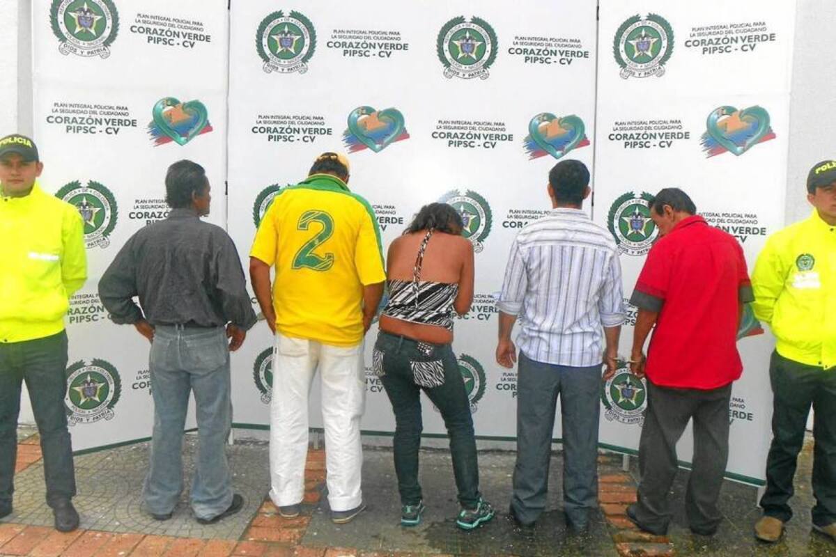 El domingo se realizó la ejecución de la Operación Venus fase Uno, en la que estas cinco personas fueron capturadas al estar implicadas en casos de delitos sexuales. (Foto: Suministrada/ VANGUARDIA LIBERAL)