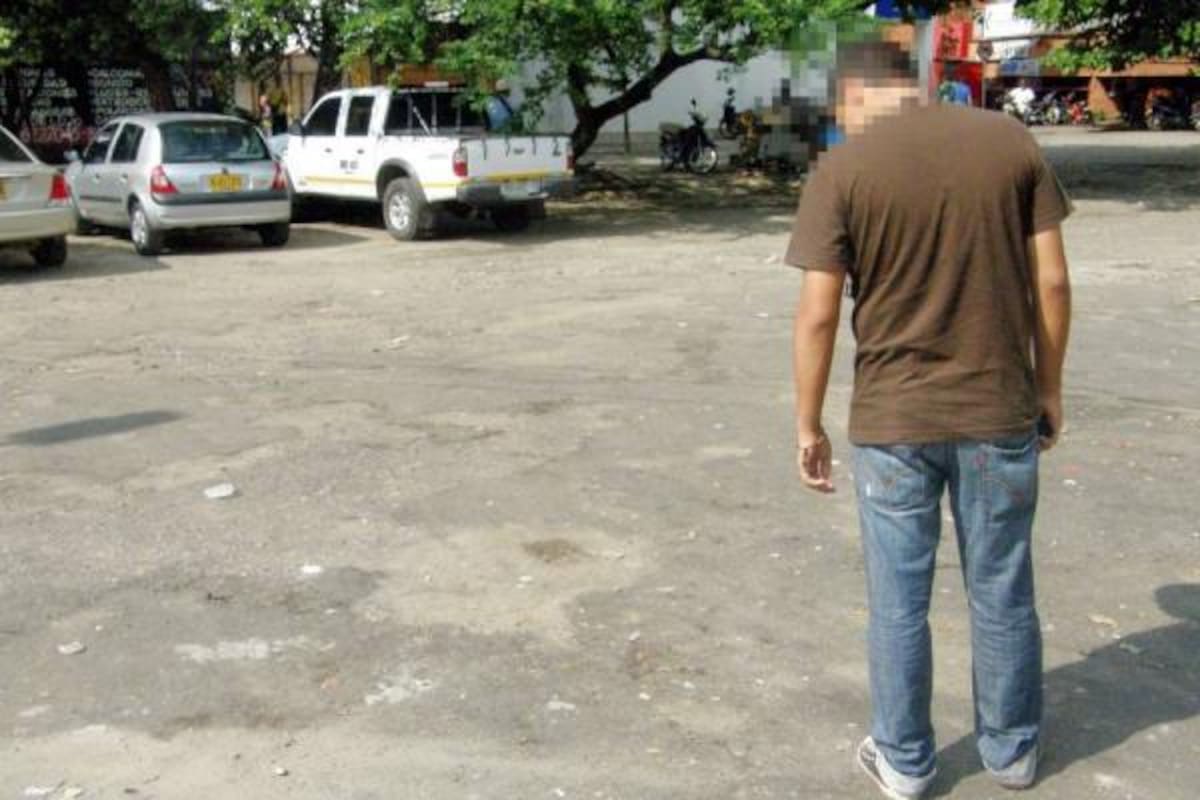 Éste fue el lugar en donde el patrullero Martín Alfonso Navarro Vargas, de 29 años, fue agredido con un arma blanca.(Foto: Édgar Pernett/VANGUARDIA LIBERAL)