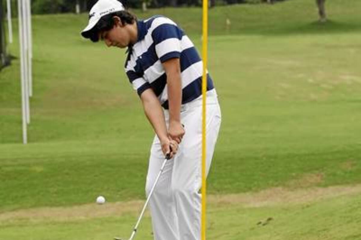 Iván Camilo Ramírez Velandia, golfista. (Foto: César Flórez / VANGUARDIA LIBERAL)