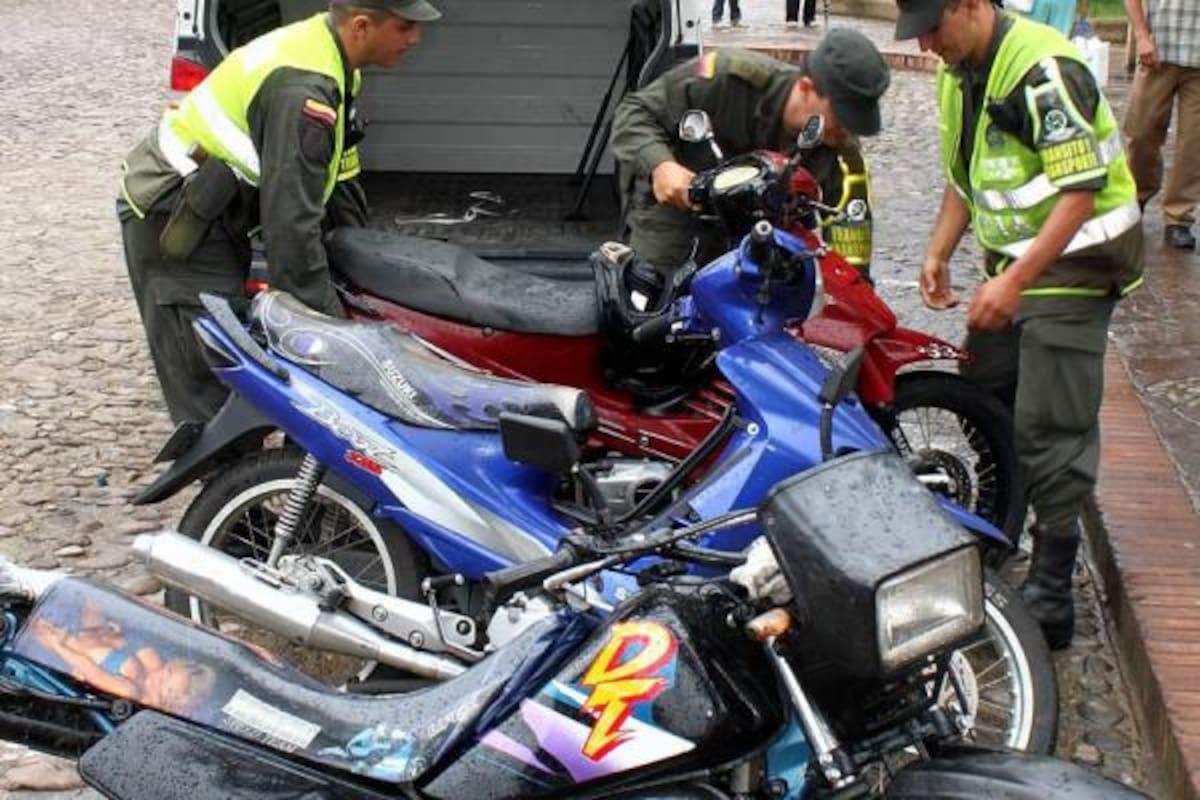 La Policía adelanta operativos y campañas para evitar el robo de motocicletas. (Foto: Archivo/VANGUARDIA LIBERAL )