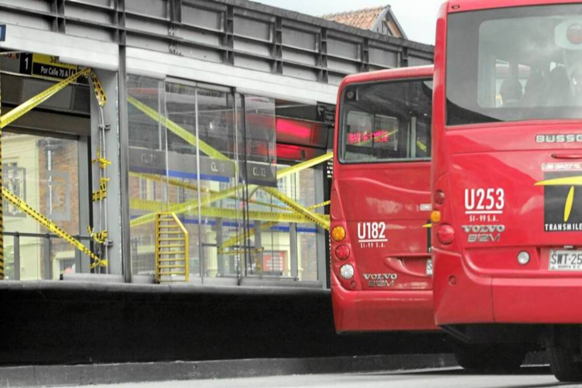 14 personas serán judicializadas por disturbios en Transmilenio (Foto: Colprensa/VANGUARDIA LIBERAL )