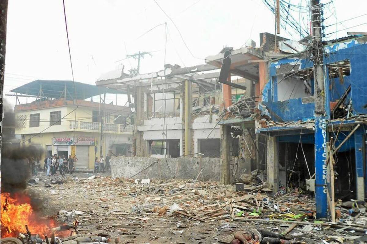 Nuevo atentado de las Farc en el Valle del Cauca. (Foto: Colprensa/VANGUARDIA LIBERAL)