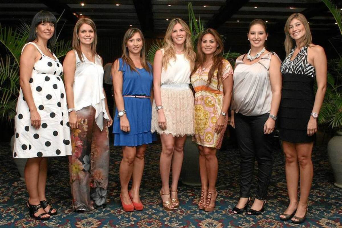 Luisa Muñoz, María Juliana Dimarco, Pilar Hencker, Vera Lucía Mattos, Ana María Amaya, Juliana García y Silvia Prada. (Foto: Mauricio Betancourt / VANGUARDIA LIBERAL)