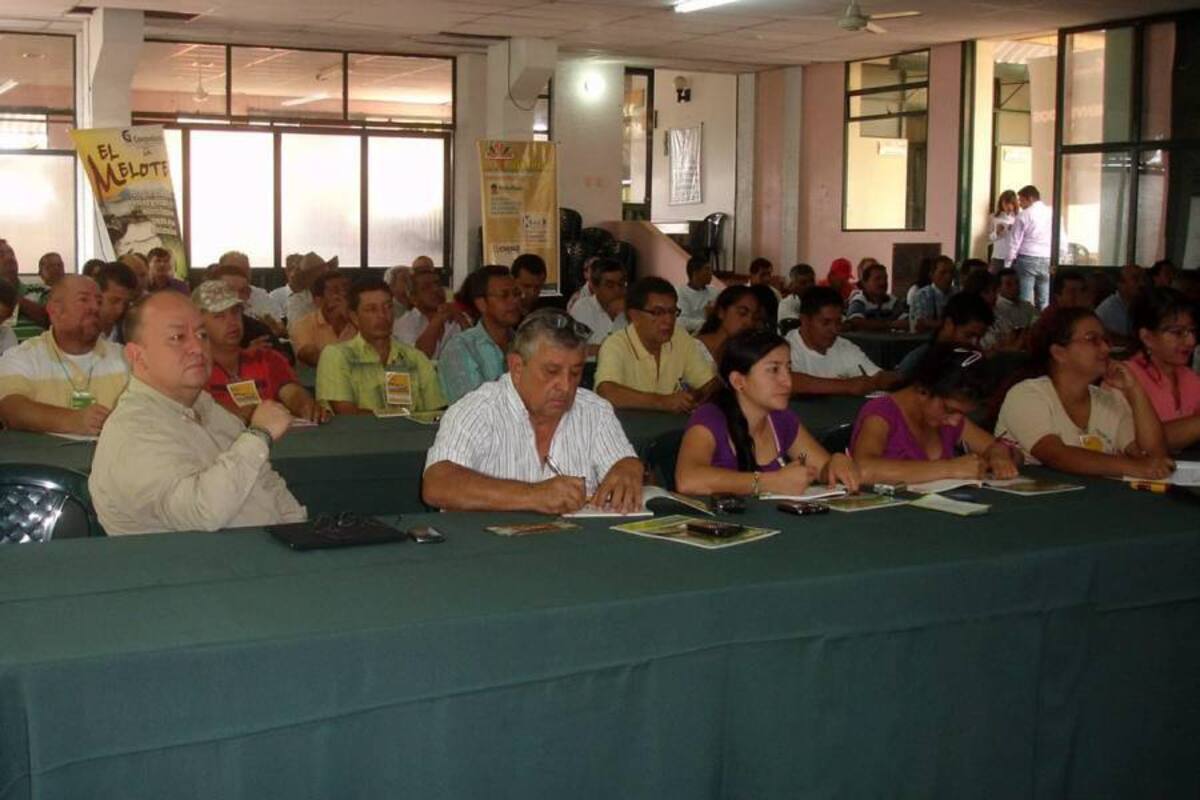 En el seminario nacional de caña, el gerente de Fedepanela Leonardo Ariza hablo sobre el presente y futuro de la panela en Colombia. (Foto: Nancy Acuña R. /VANGUARDIA LIBERAL)