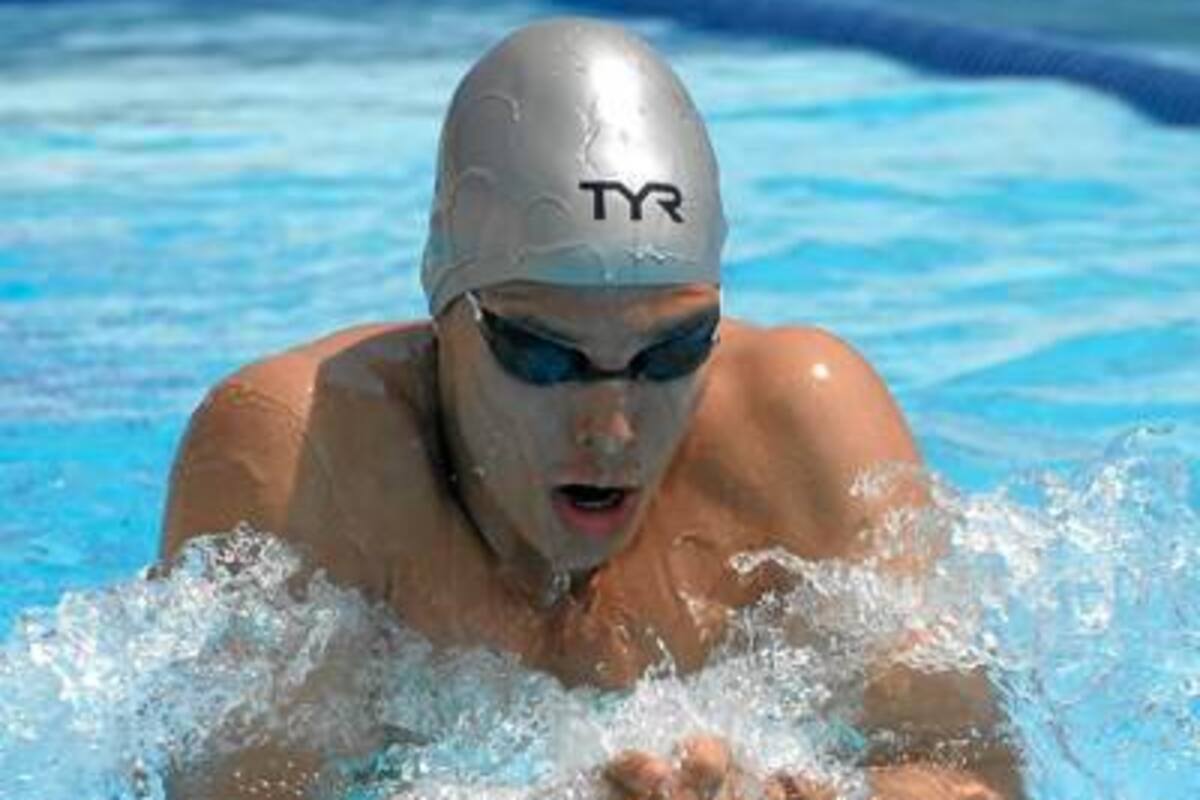 Óscar García León, con cuatro medallas de oro y un récord absoluto departamental, fue el nadador santandereano más destacado en el Torneo Apertura de Bogotá, que se disputó el pasado fin de semana. (Foto: Archivo / VANGUARDIA LIBERAL )
