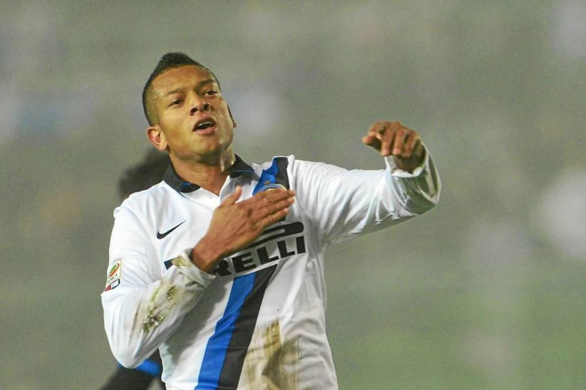 El boyacense Fredy Guarín, quien durante el fin de semana anotó uno de los tantos del Inter de Milán en la derrota 3 – 2 a manos del Atalanta, salió con molestias musculares del partido y no jugará con la selección Colombia en el amistoso ante Brasil. (Foto: Archivo / VANGUARDIA LIBERAL )