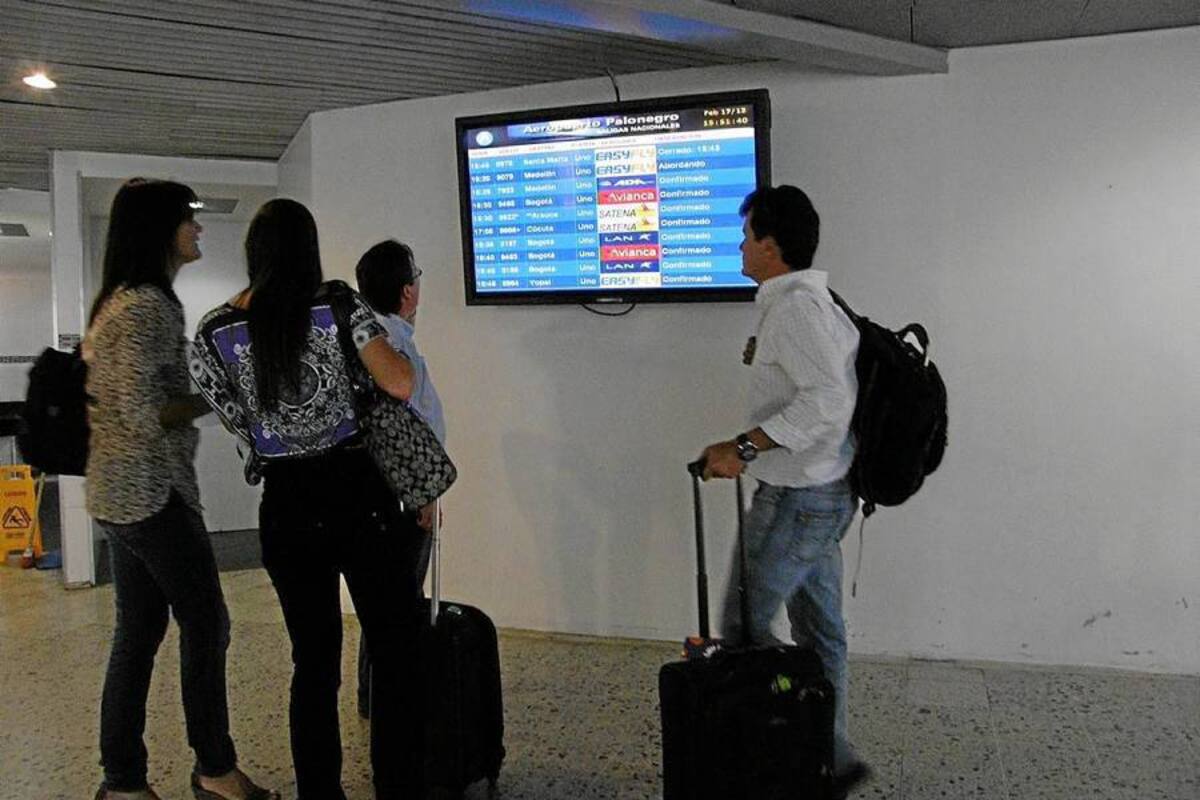 Si va a viajar en avión, aténgase al clima (Foto: Archivo/VANGUARDIA LIBERAL)