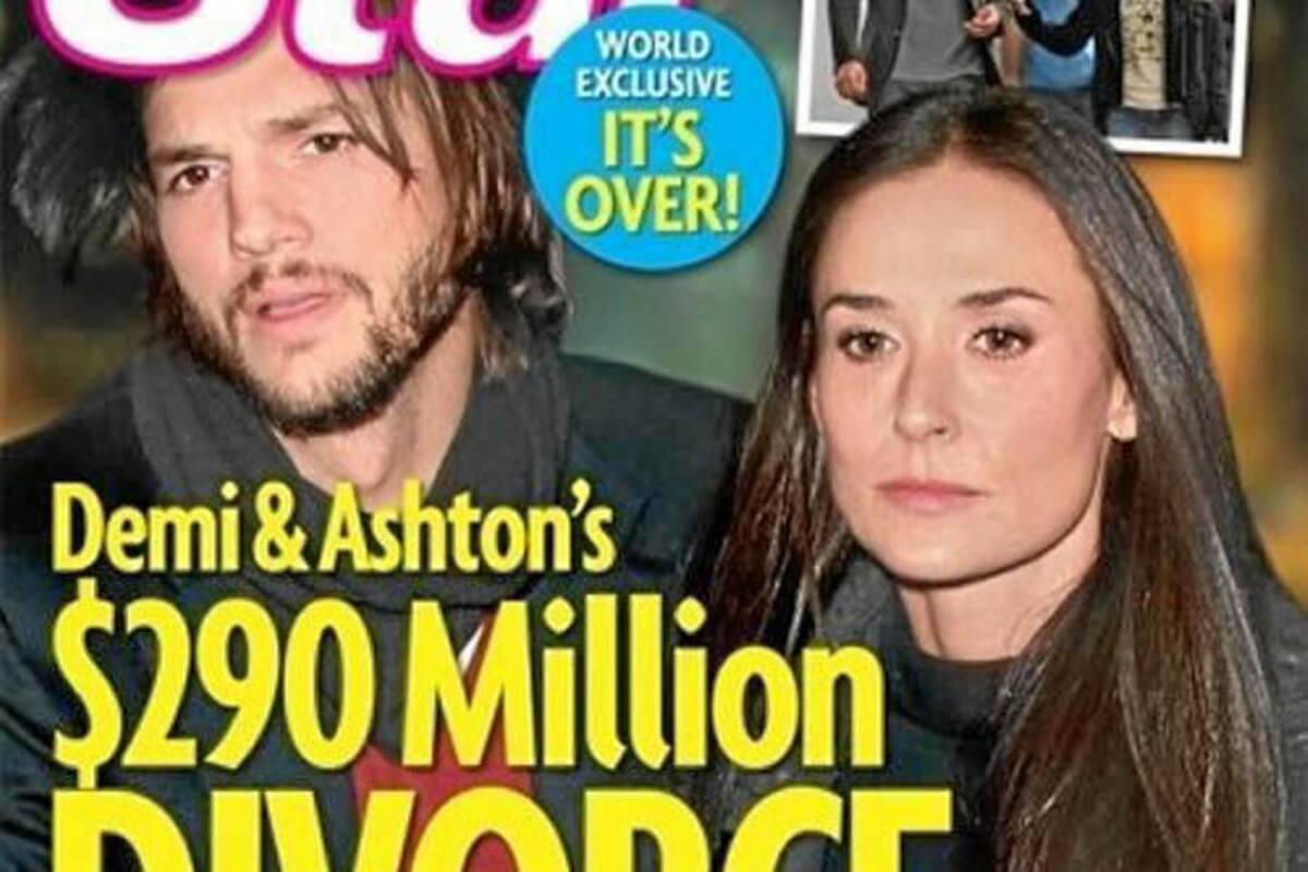 Demi: quiere la fortuna de Ashton