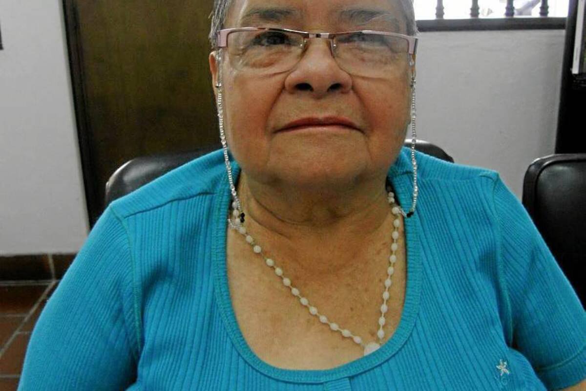 Melba Rosa Marín Navarro a sus 69 años de edad aunque guarda la esperanza de reencontrarse con su hermana mayor a quien aún llora y extraña. (Foto: Edgar Omar Bustos A/ VANGUARDIA LIBERAL )
