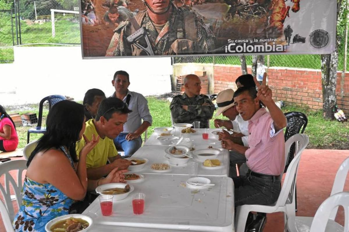 Hoy se cumplirá la 9 jornada que desarrolla el grupo JETS con habitantes de calle, en el Distrito Militar N° 49 de Barbosa. (Foto: Luis Fernando Martínez Vargas /VANGUARDIA LIBERAL)