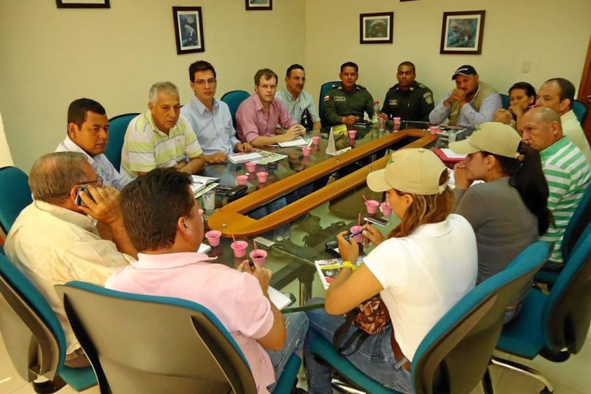 El pasado lunes se reunió el comité palmero contra la Pudrición de Cogollo donde las autoridades se comprometen a aumentar los controles para la movilización de palma de aceite. (Foto: Suministrada/VANGUARDIA LIBERAL)