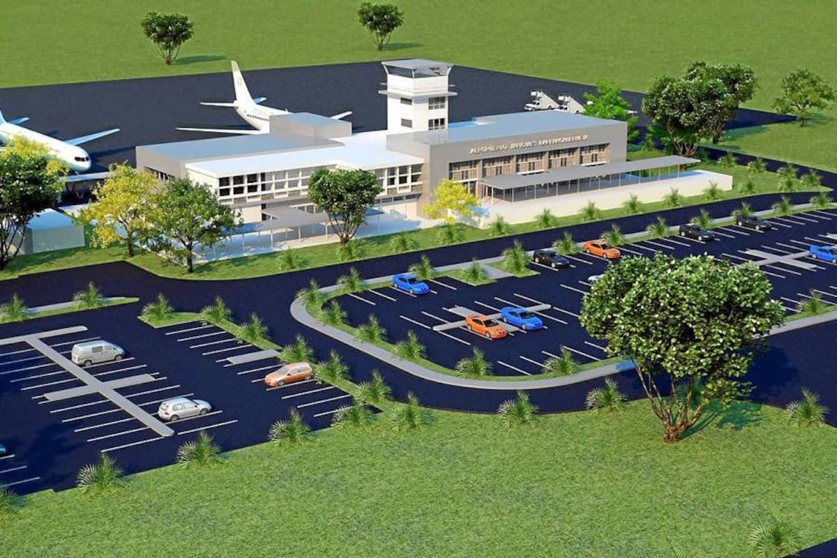 El aeropuerto Yariguíes pasará a tener de 1.385 metros cuadrados en su terminal a 2.512 metros cuadrados. (Foto: Suministrada/VANGUARDIA LIBERAL)