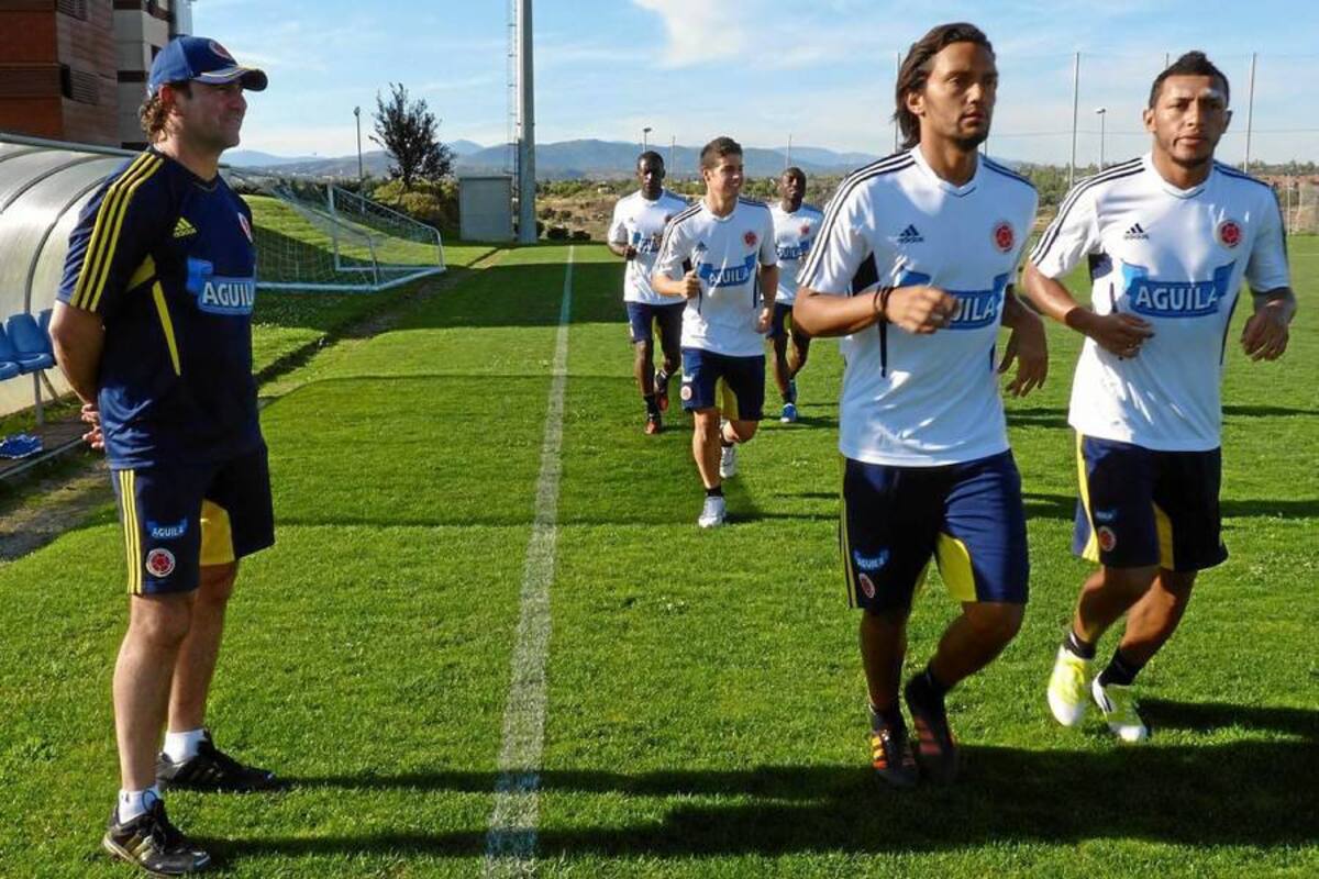 La selección Colombia de fútbol trabaja por estos días en Madrid, bajo las órdenes del técnico argentino José Néstor Pékerman, preparando los juegos de la eliminatoria suramericana que deberá afrontar en septiembre próximo ante Uruguay y Chile. (Foto: Suministrada por la Federación Colombiana de Fútbol / VANGUARDIA LIBERAL)