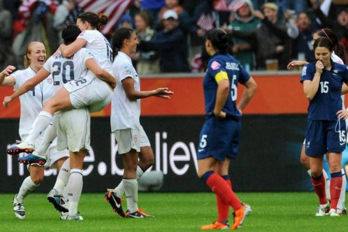 Estados Unidos, que venció a Francia 3 - 1, y Japón, que superó por idéntico marcador a Suecia, disputarán la final del Campeonato Mundial Femenino de la Fifa, que se desarrolla en Alemania.(Foto: AFP / VANGUARDIA LIBERAL)