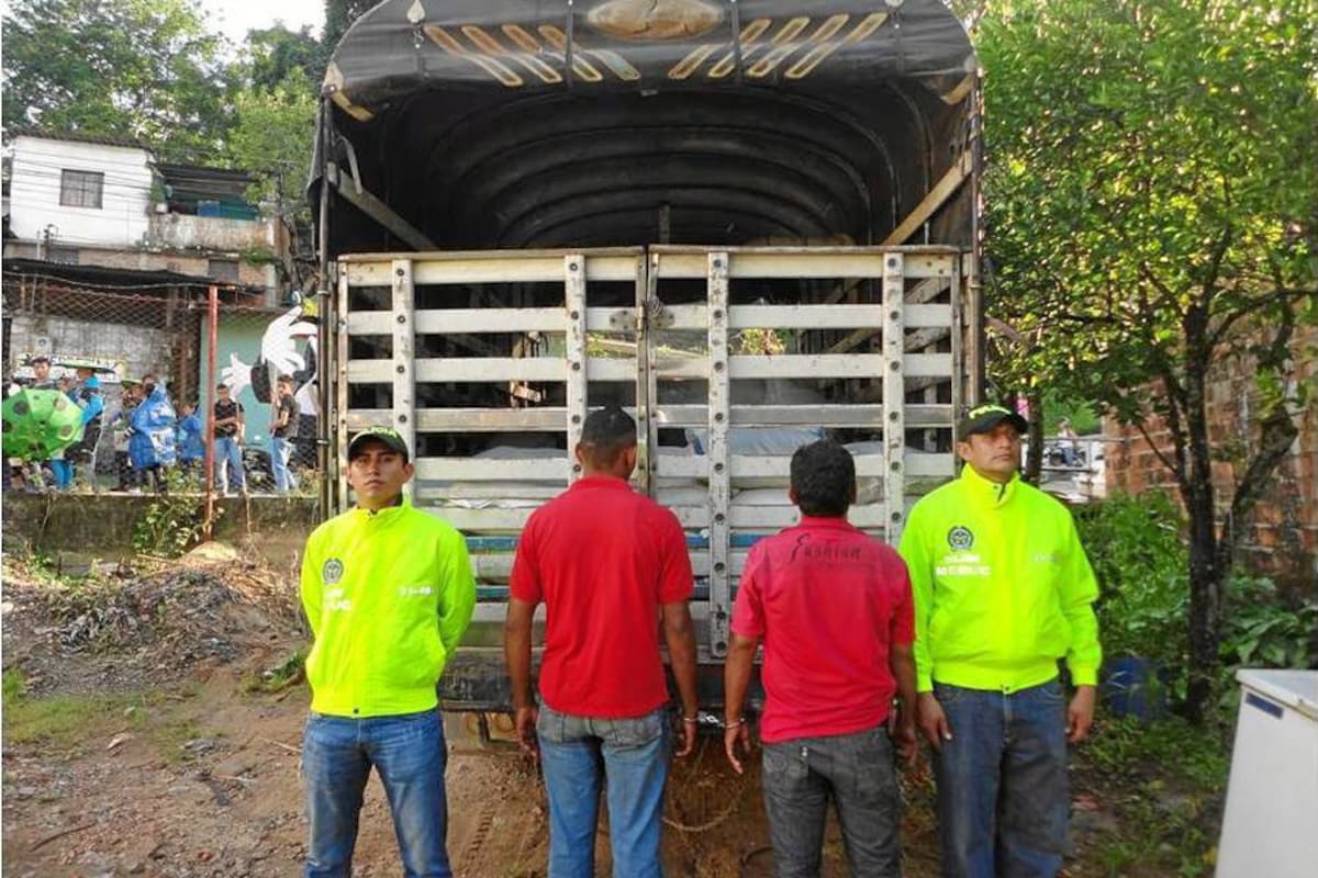 Las primeras dos capturas de la presunta banda de asaltantes se produjeron en el municipio de San Vicente de Chucurí, Santander. (Foto: Suministrada/VANGUARDIA LIBERAL )