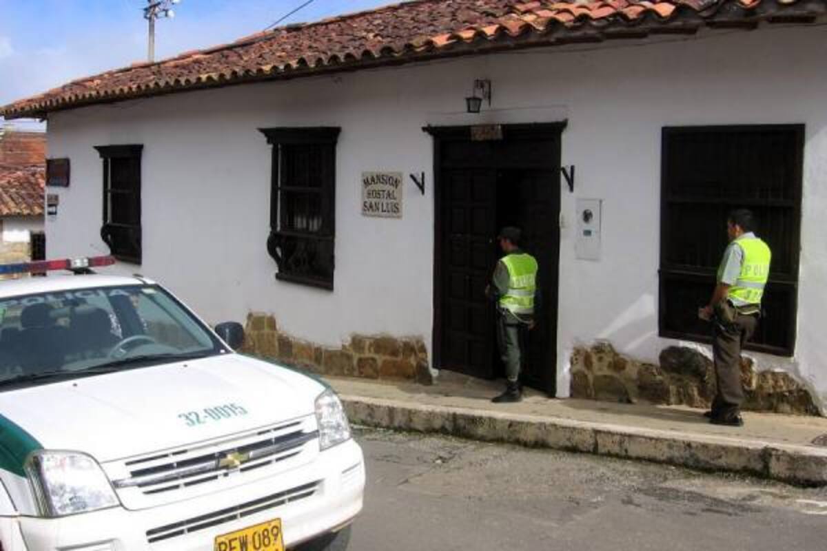 El crimen ocurrió el pasado miércoles en un hostal ubicado en ubicado en la calle 15 con carrera 13 del municipio de Socorro, Santander.(Foto: Nancy Gómez/VANGUARDIA LIBERAL)