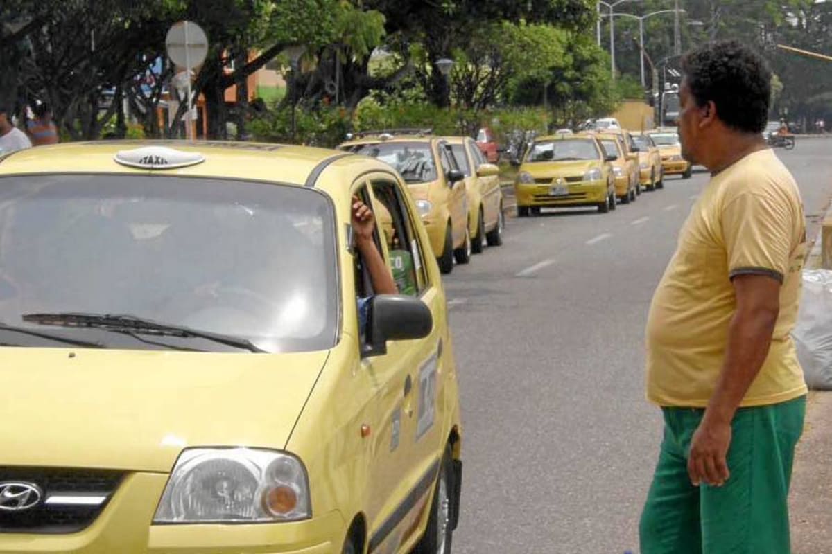 Ayer fue firmado el decreto 057 que establece las tarifas del transporte público individual y sus respectivos recargos. (Foto: Archivo/VANGUARDIA LIBERAL )