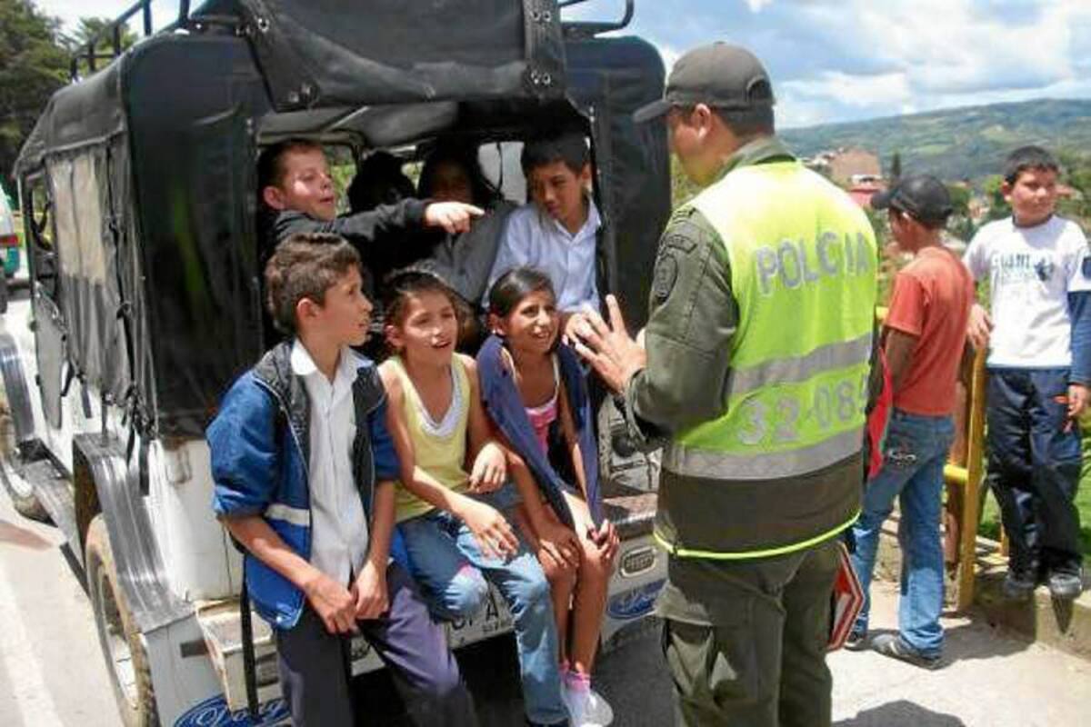 El subsidio de transporte escolar aún no se está prestando en Oiba, porque el proceso de licitación está en la etapa pre contractual. (Foto: Suministrada/VANGUARDIA LIBERAL)