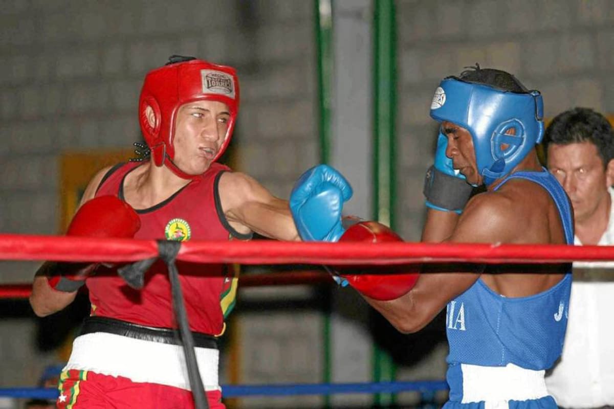 El boxeo santandereano sigue adelante con su preparación de cara a los Juegos Nacionales, y realizó el cuarto intercambio de este segundo semestre, ante su similar de Fuerzas Armadas. (Foto: Nelson Díaz / VANGUARDIA LIBERAL)
