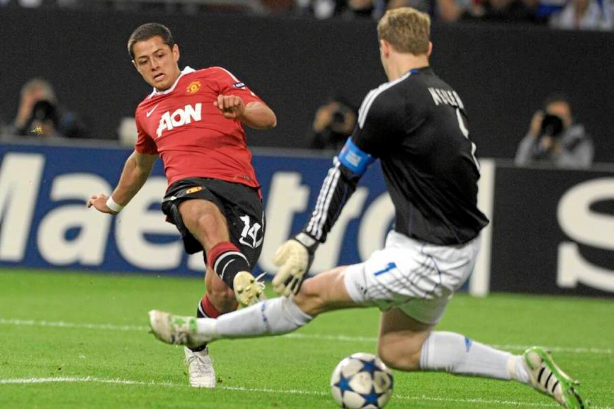 El delantero mexicano del Manchester United de Inglaterra, Javier ‘Chicharito’ Hernández, fue convocado ayer para el partido amistoso de su selección con su similar de Colombia. (Foto: Archivo / VANGUARDIA LIBERAL)