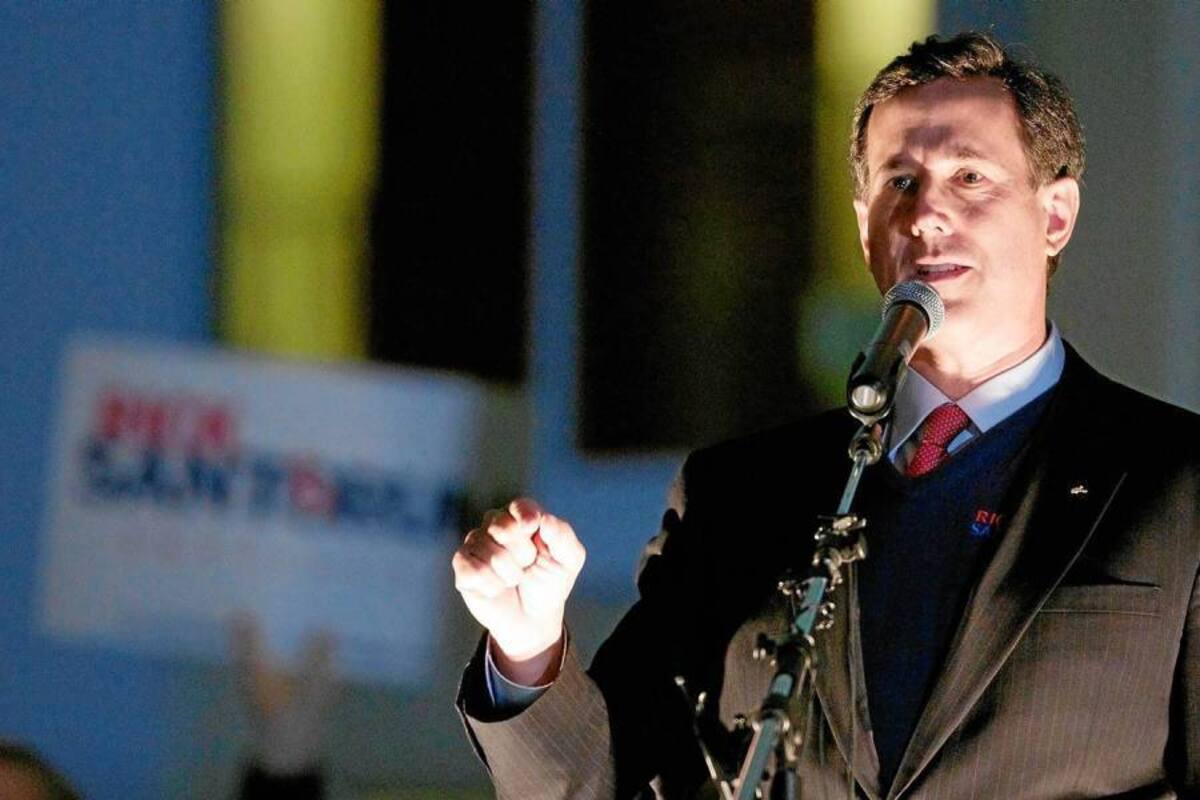 Santorum, un cristiano conservador, parece haberse beneficiado de su imagen de político con raíces en la clase trabajadora de Pennsylvania. (Foto: AFP / VANGUARDIA LIBERAL)