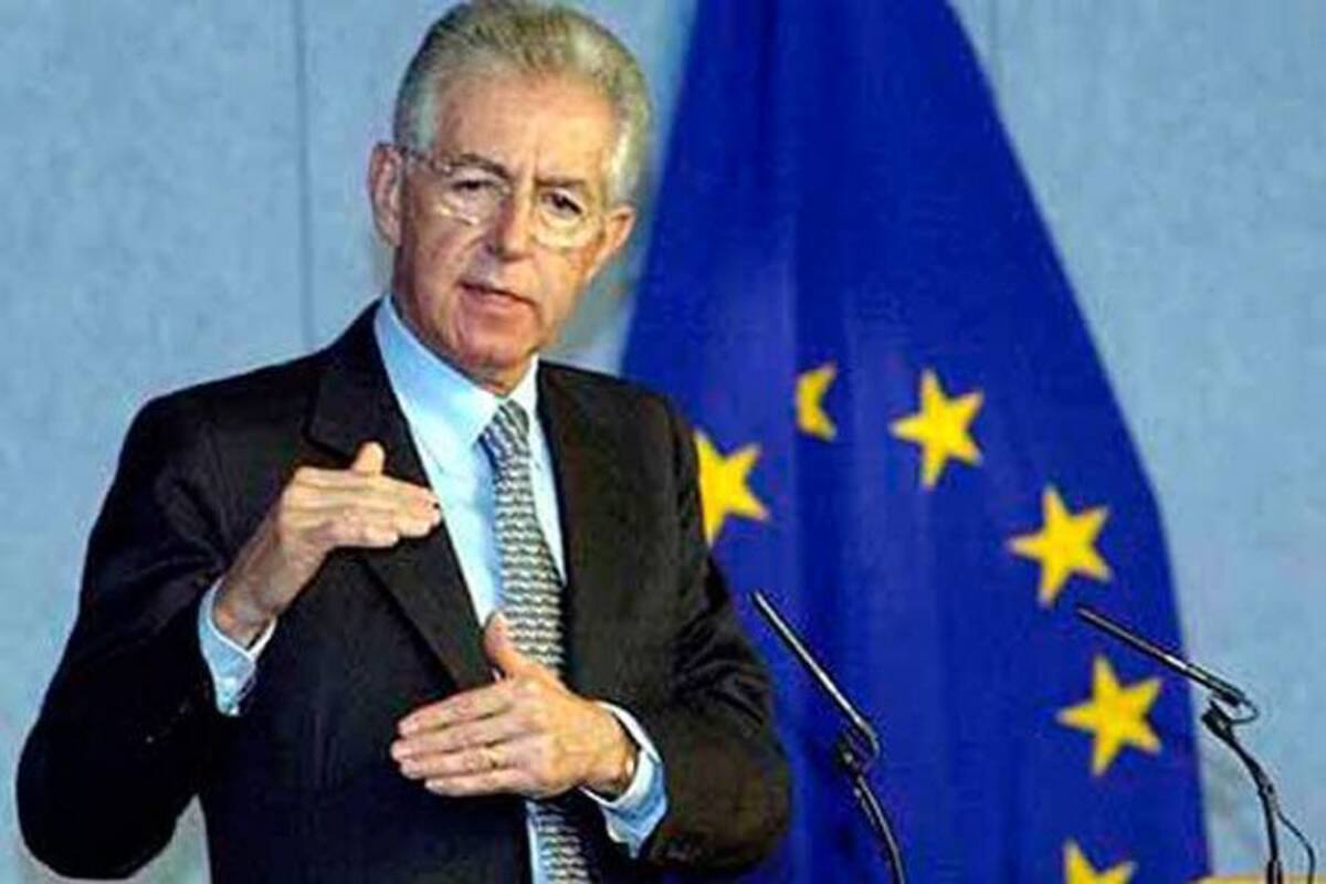 Monti pretende agotar la legislatura en 2013 para salir de la crisis (Foto: Tomada de Internet/VANGUARDIA LIBERAL)