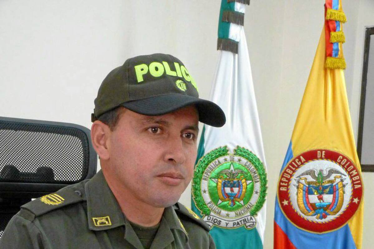 Comandanta de la Policía de Santander, coronel Édgar Nieto Cárdenas. (Foto: Archivo/VANGUARDIA LIBERAL )