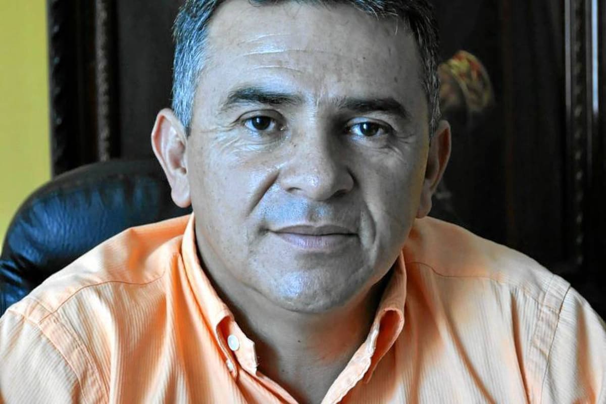 Osmar Arias Acuña, presidente de la Asociación de Municipios de la Provincia de Vélez. (Foto: Luis Fernando Martínez Vargas /VANGUARDIA LIBERAL)