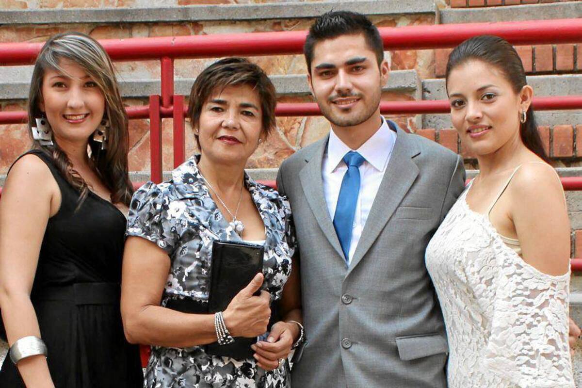 Juliana Ávila Bueno, Rosario Bueno Herrera, Juan Manuel Corredor Bueno y Mónica Paola Ardila. (Foto: Suministrada / VANGUARDIA LIBERAL)
