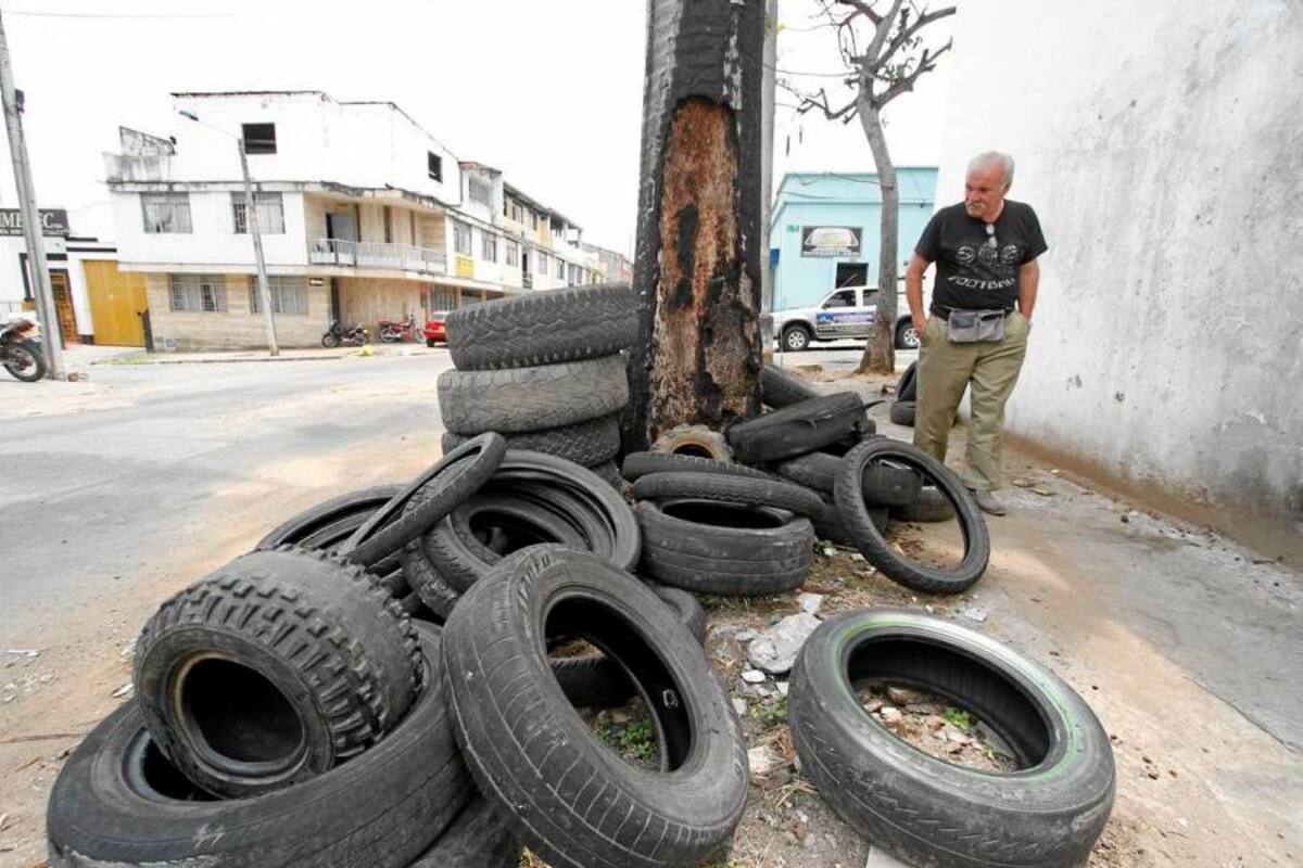 Las llantas serán algunos de los elementos que se estarán recolectando durante esta campaña. (Foto: Archivo / VANGUARDIA LIBERAL)