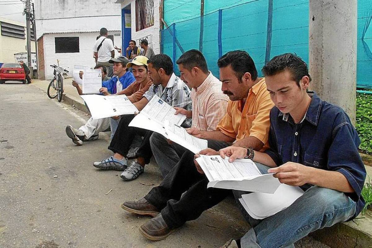 Cabe recordar que la tasa de desempleo en el mes de mayo representó una reducción del 0,5% es en comparación con mayo del 2011. Al mes de julio la tasa de desempleo fue del 10%. (Foto: Archivo/VANGUARDIA LIBERAL )