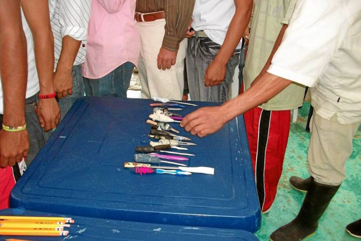 Se realizó Plan Desarme en la cárcel (Foto: Suministrada/VANGUARDIA LIBERAL)