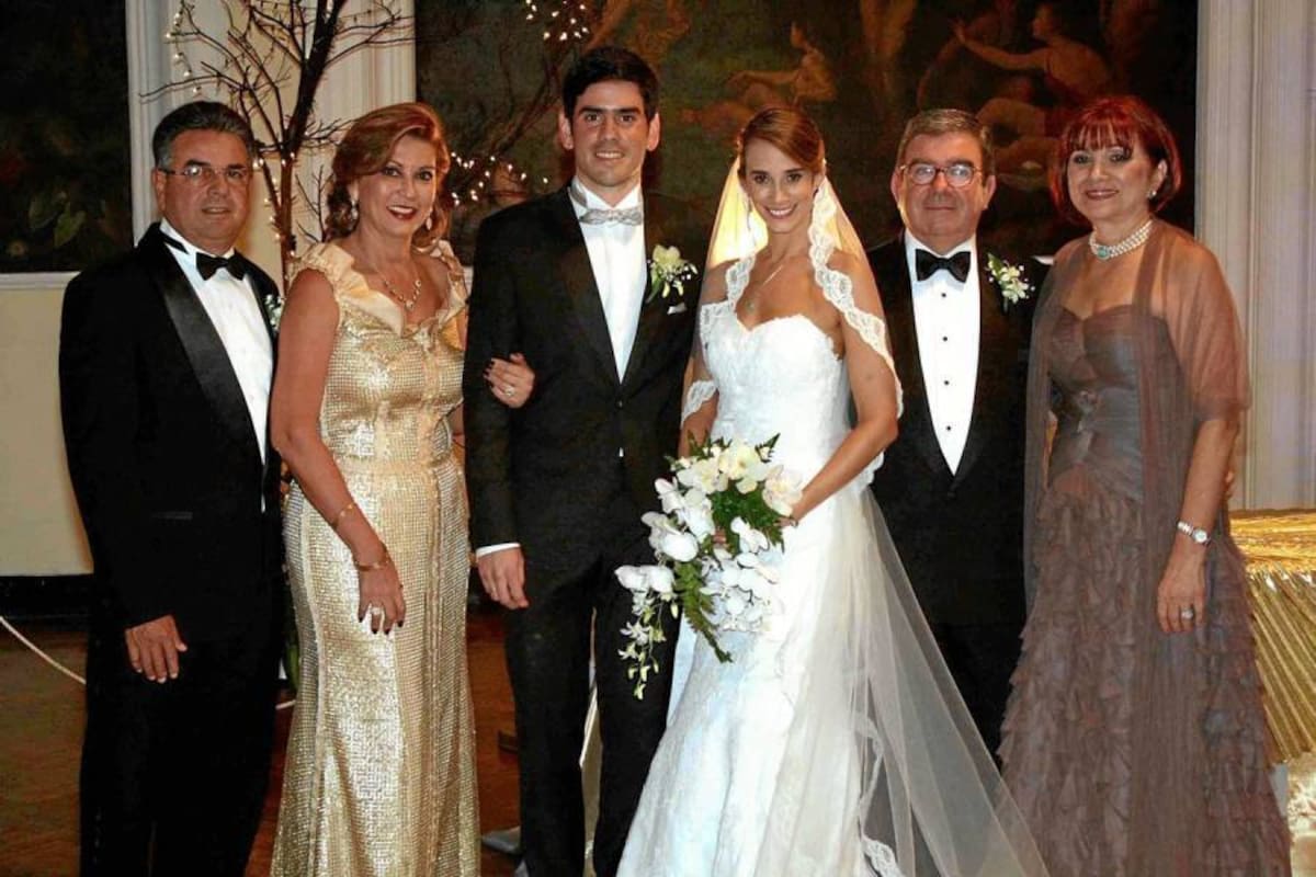Raúl Colmenares, Yolanda Rey de Colmenares, Julián Colmenares, María Camila González, Jaime González y María Victoria Moreno. (Foto: Nelson Díaz / VANGUARDIA LIBERAL)