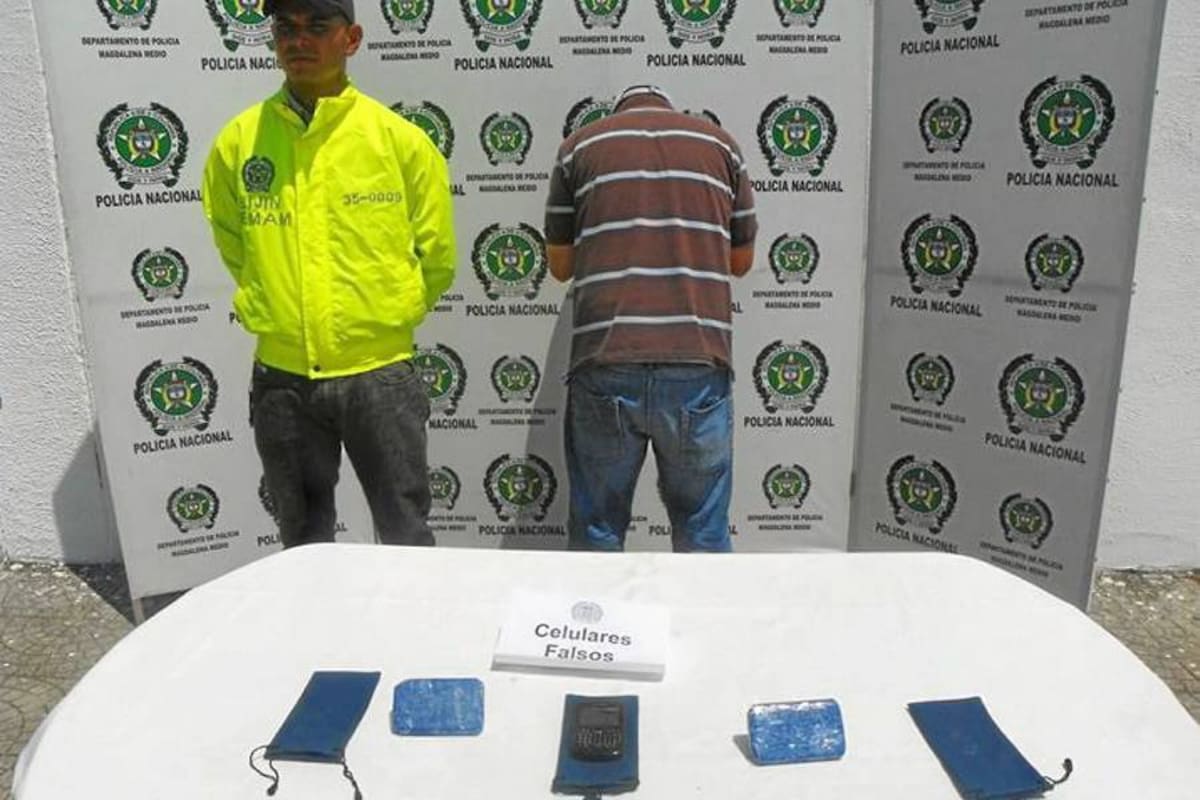 Detenido estafador que vendía celulares de jabón (Foto: Suministrada /VANGUARDIA LIBERAL)